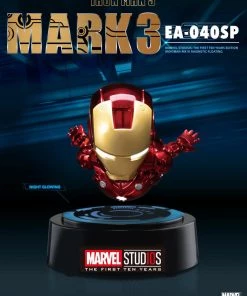 Beast Kingdom: EA-040SP Marvel Studios: The First Ten Years Edition: Iron Man MK3 Magnetic Floating ( Chrome Version)