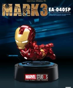 Beast Kingdom: EA-040SP Marvel Studios: The First Ten Years Edition: Iron Man MK3 Magnetic Floating ( Chrome Version)