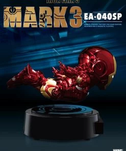 Beast Kingdom: EA-040SP Marvel Studios: The First Ten Years Edition: Iron Man MK3 Magnetic Floating ( Chrome Version)