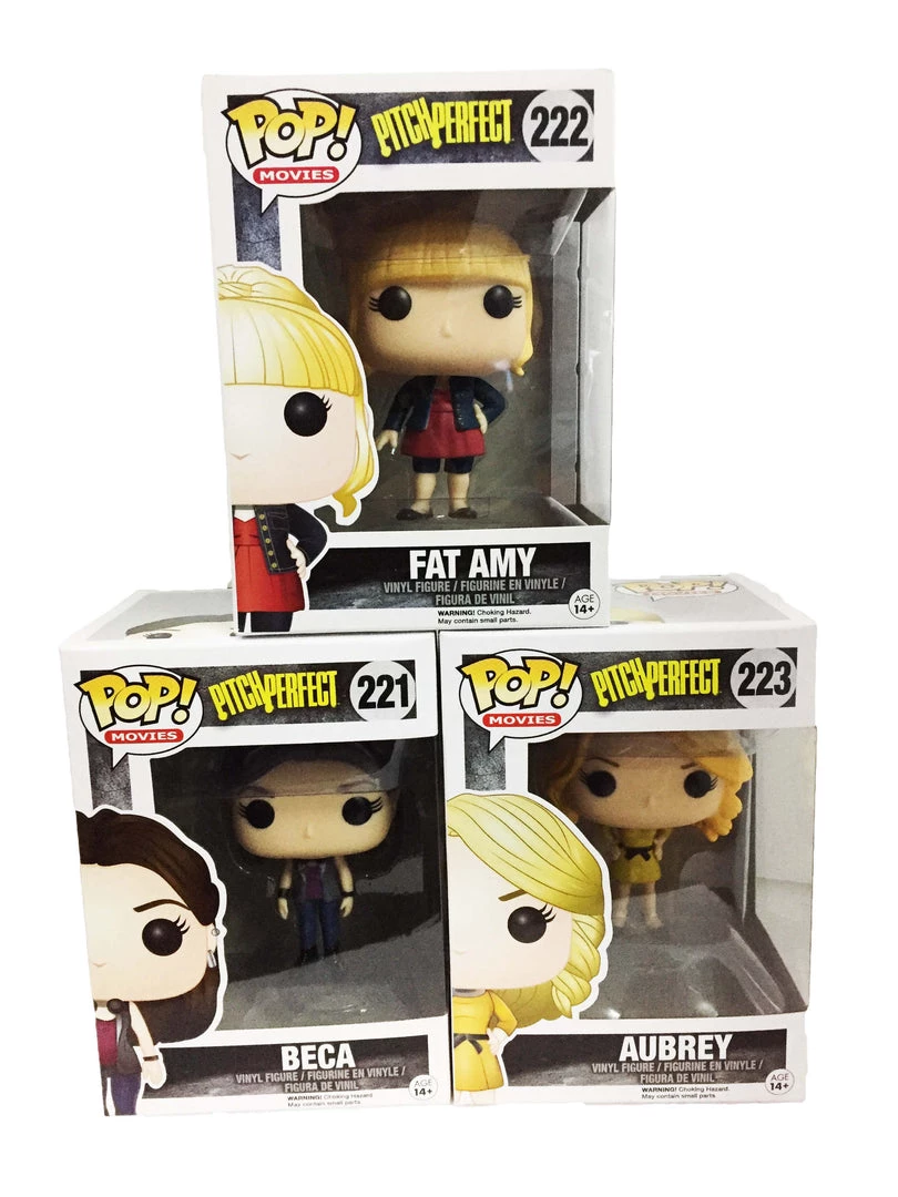 FUNKO POP! VINYL POP! Movies: Pitch Perfect - Fat Amy, Beca & Audrey (Set Of 3) 3 FUNKO POP! VINYL POP! Movies: Pitch Perfect - Fat Amy, Beca & Audrey (Set Of 3)