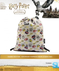 Wizarding World: Harry Potter - Hogwarts Express Logos Featured Drawstring Bag