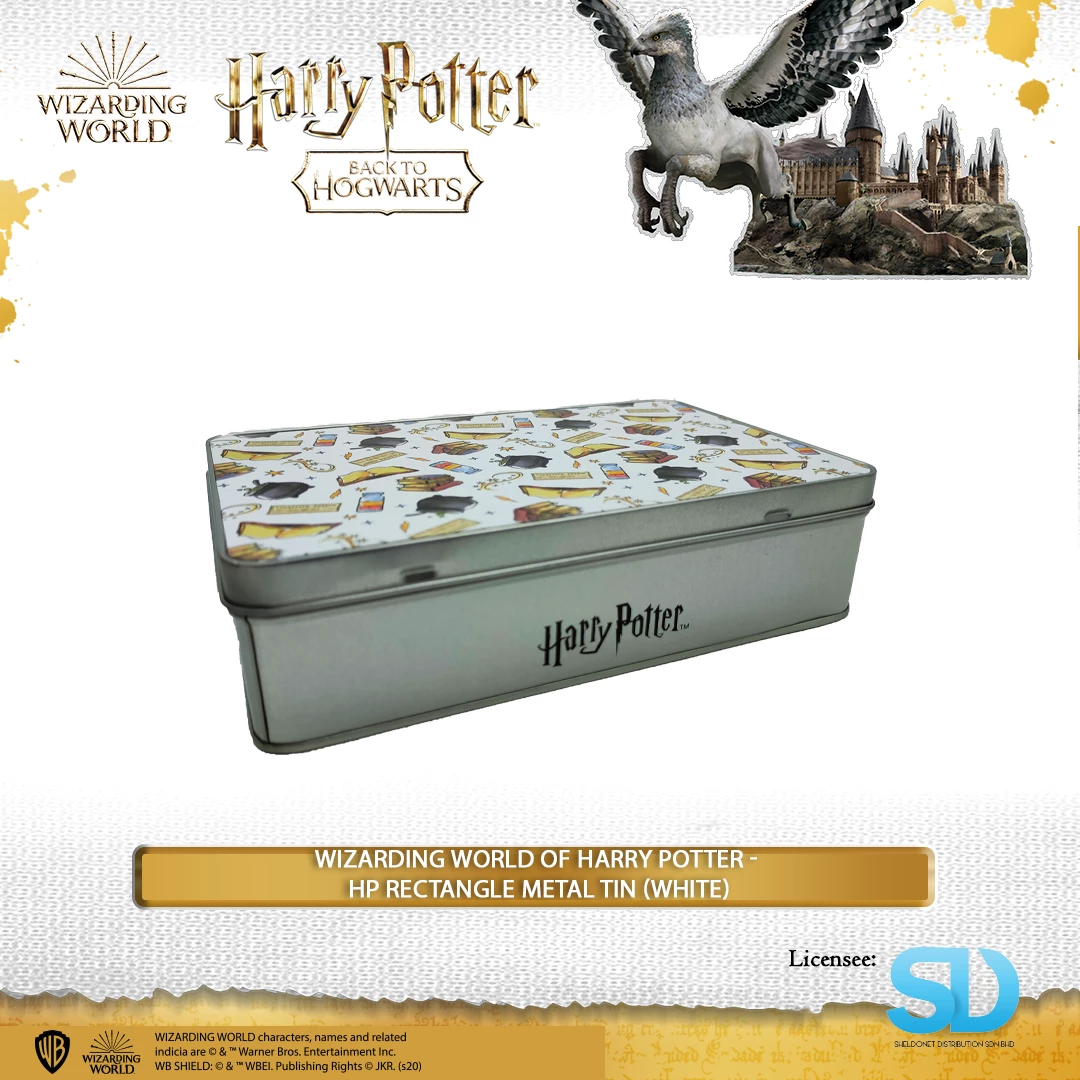 Wizarding World Of Harry Potter - Harry Potter Rectangle Metal Tin (White) 3 Wizarding World Of Harry Potter - Harry Potter Rectangle Metal Tin (White)