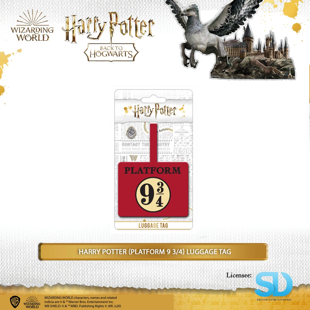 Wizarding World Pyramid International: Harry Potter (Platform 9 3/4) Luggage Tag 3 Wizarding World Pyramid International: Harry Potter (Platform 9 3/4) Luggage Tag