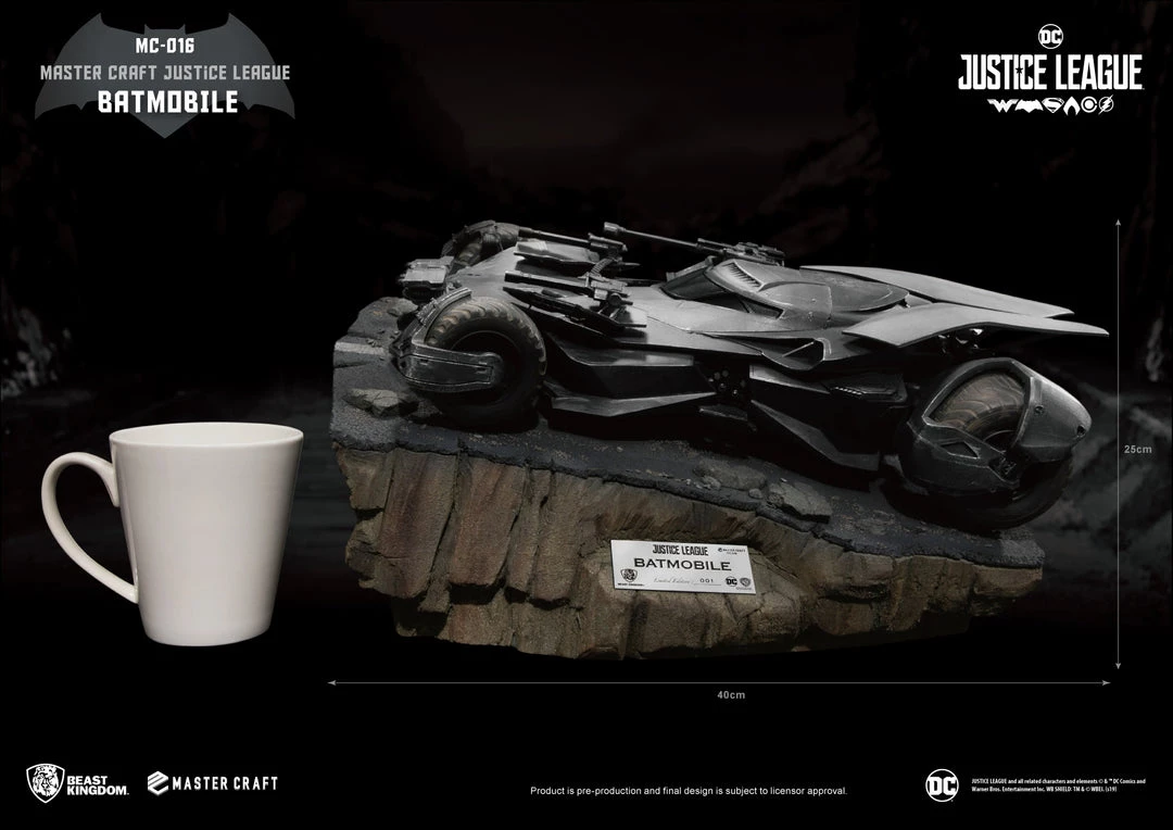 Beast Kingdom: MC-016 Justice League Master Craft Batmobile 16 Beast Kingdom: MC-016 Justice League Master Craft Batmobile