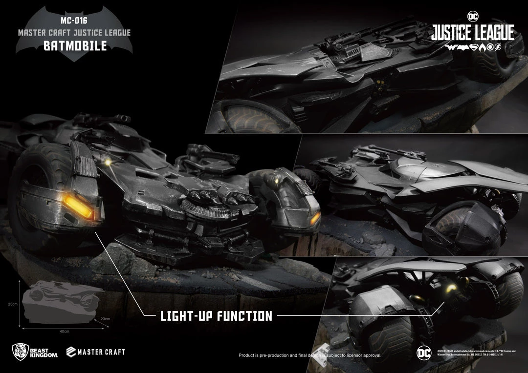 Beast Kingdom: MC-016 Justice League Master Craft Batmobile 17 Beast Kingdom: MC-016 Justice League Master Craft Batmobile
