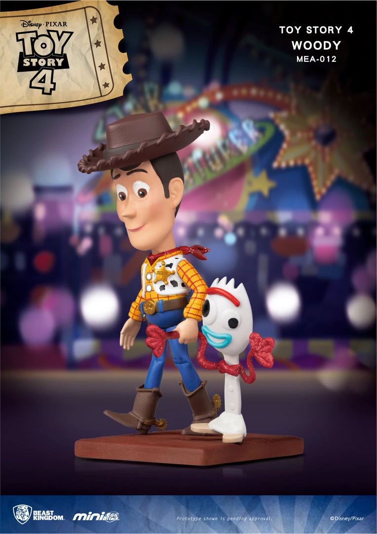 Beast Kingdom: MEA-012 Toy Story 4 Woody & Forky (CB) 4 Beast Kingdom: MEA-012 Toy Story 4 Woody & Forky (CB)