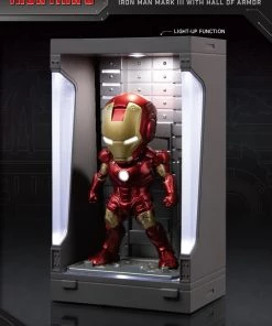 Beast Kingdom: MEA-015 Iron Man 3 /Iron Man Mark III With Hall Of Armor