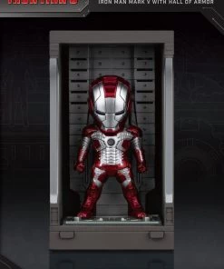 Beast Kingdom: MEA-015 Iron Man 3 /Iron Man Mark V With Hall Of Armor