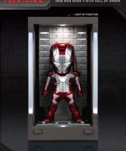 Beast Kingdom: MEA-015 Iron Man 3 /Iron Man Mark V With Hall Of Armor