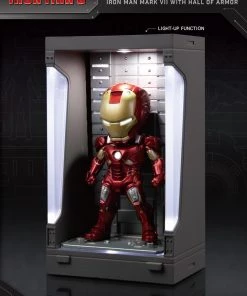 Beast Kingdom: MEA-015 Iron Man 3 /Iron Man Mark VII With Hall Of Armor