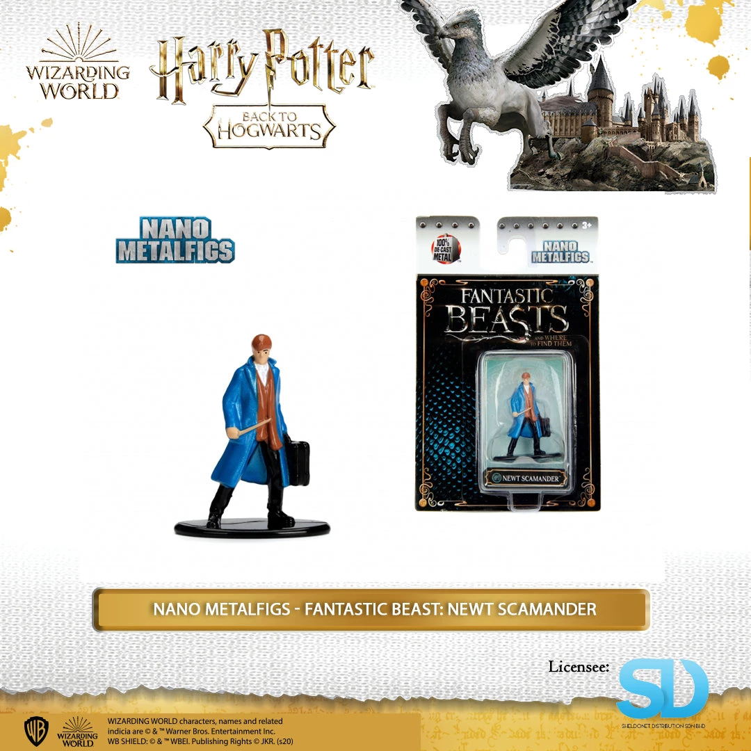 Wizarding World Nano Metalfigs - Fantastic Beast: Newt Scamander 3 Wizarding World Nano Metalfigs - Fantastic Beast: Newt Scamander