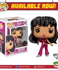 FUNKO Pop! Rocks: Selena (Burgundy Outfit) (Diamond Glitter) [Exclusive]