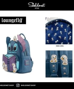Loungefly: Disney - Lilo & Stitch - Story Time Duckies Mini Backpack 7 Loungefly: Disney - Lilo & Stitch - Story Time Duckies Mini Backpack