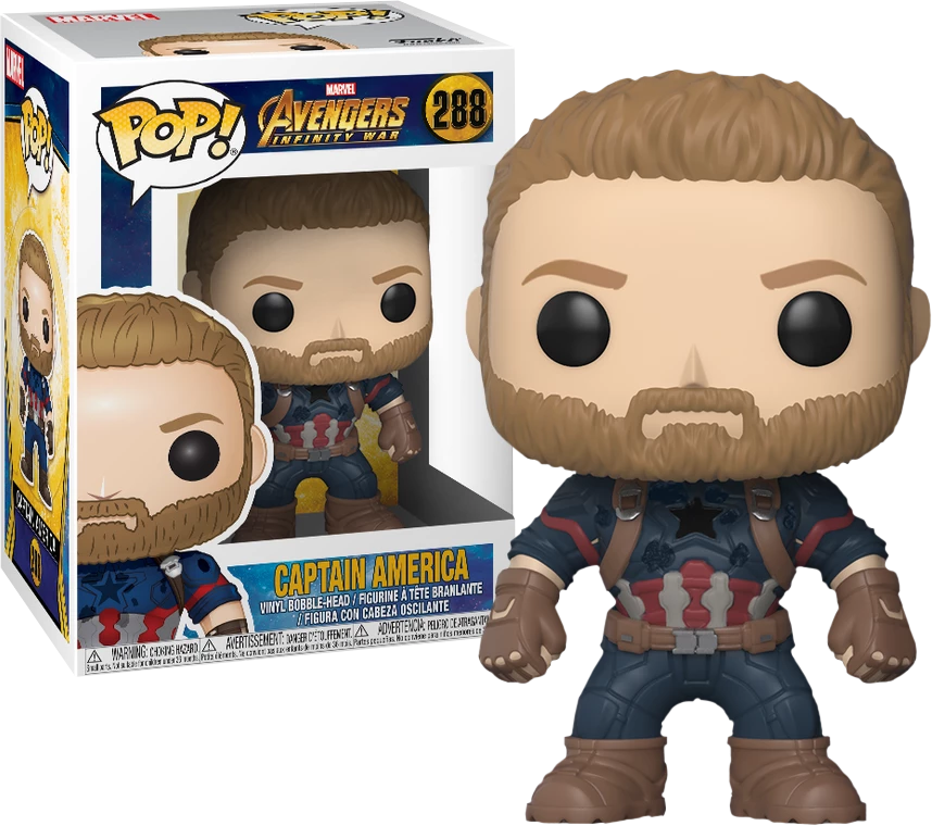 FUNKO POP! Marvel Avengers Infinity War - Captain America 3 FUNKO POP! Marvel Avengers Infinity War - Captain America