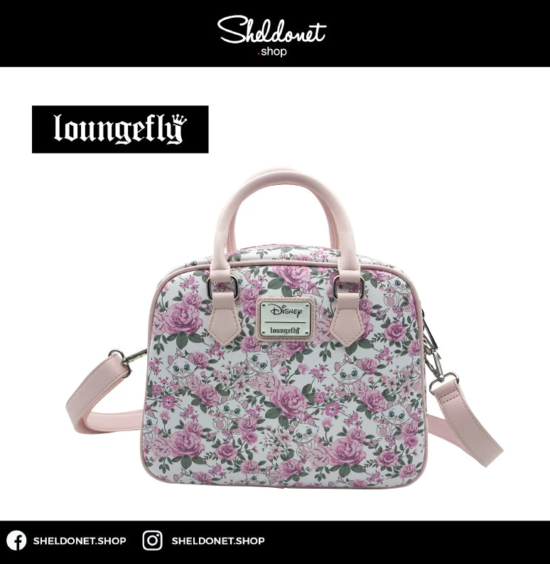 Loungefly: Disney - Marie Floral AOP Crossbody Bag 3 Loungefly: Disney - Marie Floral AOP Crossbody Bag