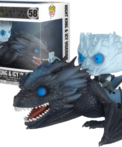 FUNKO POP! Rides: GOT - Night King & Icy Viserion (Glows In The Dark)