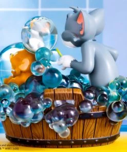 Beast Kingdom: Soap Studio - Tom And Jerry - Bath Time Statue