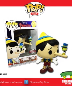FUNKO POP! Disney: Pinocchio - Pinocchio With Jiminy Cricket [Sheldonet Webstore Exclusive]