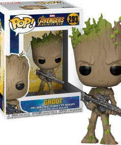 FUNKO POP! VINYL POP! Marvel Avengers Infinity War - Teen Groot With Gun
